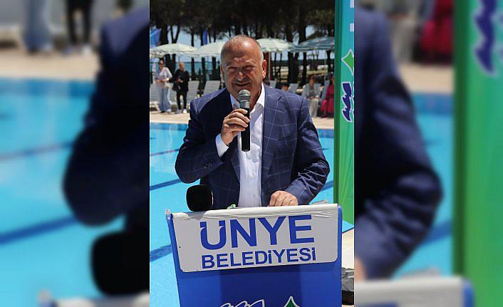 Ünye'de kadınlara özel plaj ve havuz açıldı