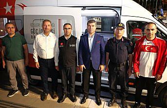 Vali Bakan “Mobil Göç Noktası Aracı“nda incelemelerde bulundu