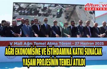 Ağrı ekonomisine ve istihdamına katkı sunacak yaşam projesinin temeli atıldı