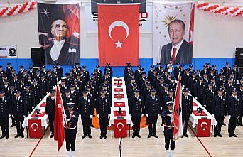 Amasya POMEM'deki eğitimlerini tamamlayan polis adayları yemin etti