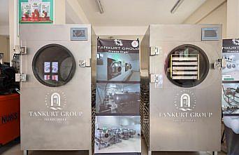 Amasya'da dondurarak kurutma yapan makinenin üretim tesisi açıldı