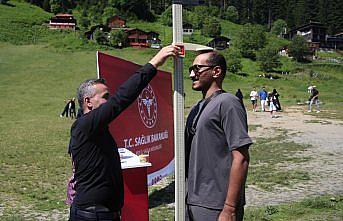 Ayder Yaylası'nda “İdeal Kilonu Öğren Sağlıklı Yaşa“ etkinliği düzenlendi