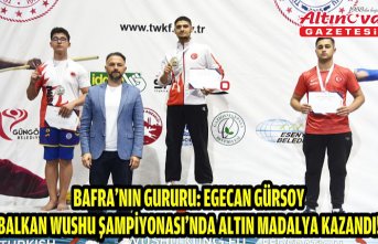 Bafra'nın Gururu: Egecan Gürsoy Balkan Wushu Şampiyonası'nda Altın Madalya Kazandı!
