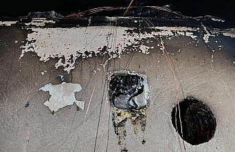 Bolu'da yangın çıkan cami lojmanında hasar oluştu