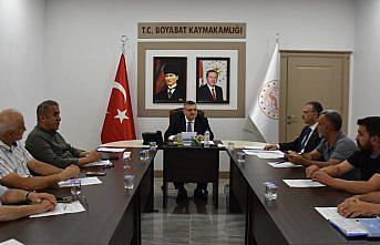 Boyabat OSB Müteşebbis Heyeti toplantısı yapıldı