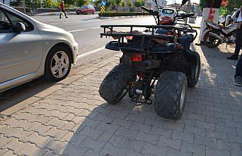 Çorum'da otomobille çarpışan ATV'nin sürücüsü yaralandı