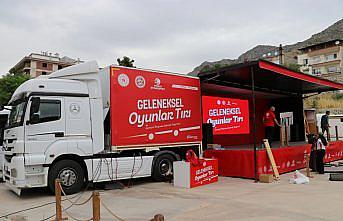 Geleneksel Oyunlar Tırı, Amasya'da çocuklarla buluştu