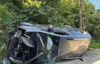 Giresun'da yamaçtan yuvarlanan hafif ticari araçtaki 4 kişi yaralandı