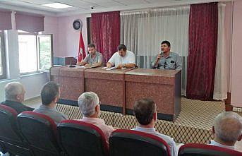 Gümüşhacıköy İlçe Müftülüğünde temmuz ayı personel toplantısı yapıldı