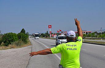 Gümüşhacıköy'de 6 Ayda 15 Bin 632 araç kontrol edildi