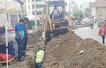 Hanönü'de doğal gaz altyapı çalışmaları devam ediyor