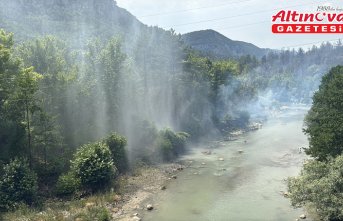 Karabük'te tarım arazisinde başlayıp ormana sıçrayan yangın kontrol altına alındı