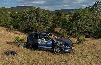 Kastamonu'da devrilen otomobilin sürücüsü hayatını kaybetti