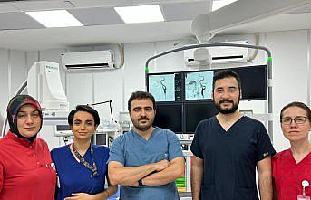 Kastamonu'da şah damarı rahatsızlıklarına karşı stent tedavisi uygulanmaya başlandı