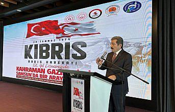 Kıbrıs Barış Harekatı'nın 51. yılında gaziler Samsun'da buluştu