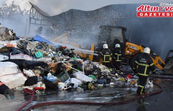 Ordu'da geri dönüşüm tesisinde çıkan yangın söndürüldü