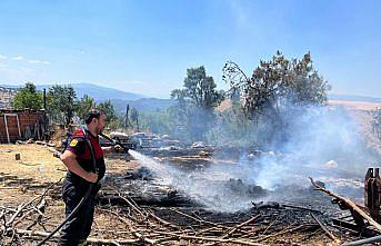 Osmancık'ta çıkan yangında 100 dönüm anız alanı zarar gördü