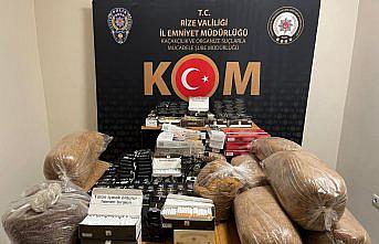 Rize'de kaçakçılıkla mücadele çalışmaları