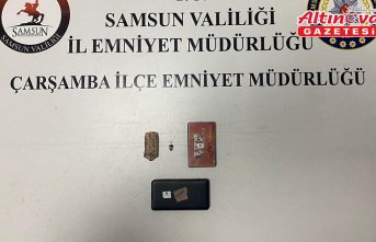 Samsun'da ehliyet sınavında usulsüzlük yapan şüpheli yakalandı