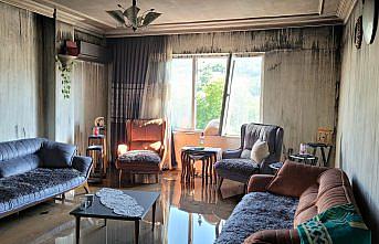 Samsun'da evde çıkan yangında bir kişi dumandan etkilendi