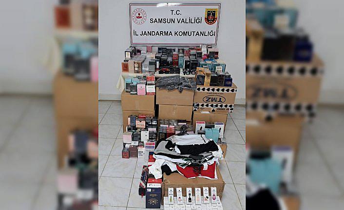 Samsun'da kaçak ürünler satan şüpheli yakalandı
