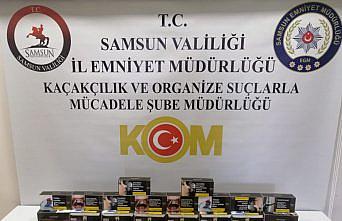 Samsun'da kaçakçılık operasyonunda 2 zanlı yakalandı