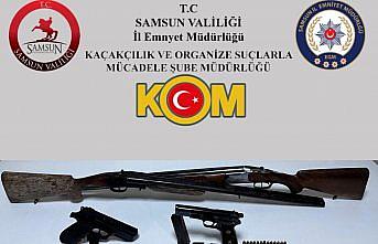 Samsun'da silah kaçakçılığına yönelik operasyonda 1 zanlı yakalandı