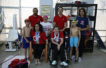 Sporla hayata tutunan engelli yüzücüler başarıya kulaç atıyor