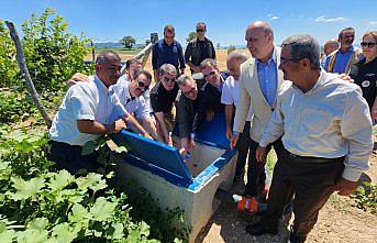 Suluova’da kapalı sistem sulama tesisinin açılışı yapıldı