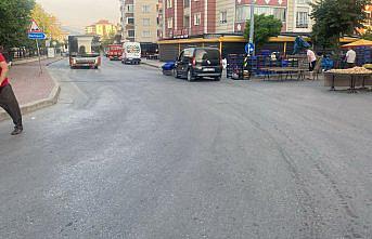 Tekkeköy'de yol üzerindeki pazar tezgahları kaldırıldı