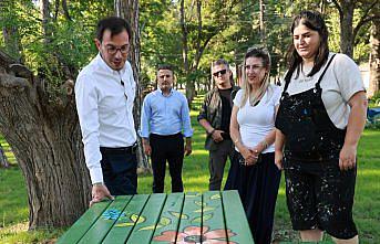 Tokat'ta bulunan Gümenek Mesire Alanı'nda çalışmalar sürüyor