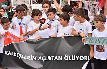 Trabzon'da İsrail'in Gazze'ye yönelik saldırıları protesto edildi