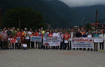 Trabzon'da “Uluslararası Demirkapı Dağcılık Şenliği“ yapıldı