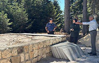 Ağlı Kaymakamı Büşra Çelebi, Alınca Gazi türbesini ziyaret etti