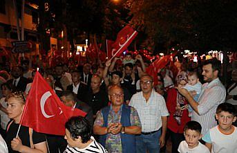 Amasya’da 30 Ağustos Zafer Bayramı dolayısıyla fener alayı düzenlendi