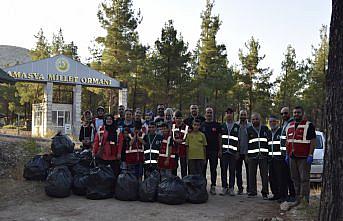 Amasya’da orman temizliği yapıldı