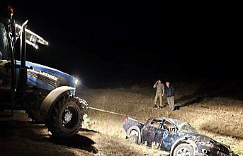 Artvin'de kamyonetin şarampole devrildiği kazada yaşlı çift yaralandı