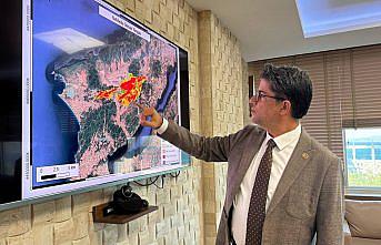 Çanakkale yangınlarının etki alanları uydu fotoğraflarıyla modellendi