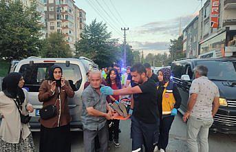 Çarşamba'da hafif ticari aracın çarptığı kadın yaralandı