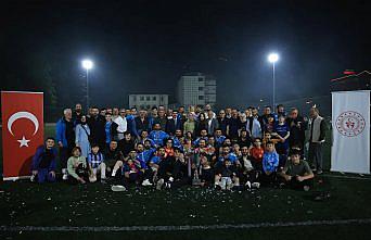 Çaykara'da düzenlenen futbol turnuvası sona erdi