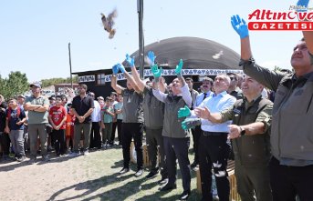 Çorum'da 300 keklik doğaya bırakıldı