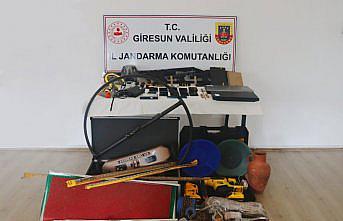 Giresun merkezli tarihi eser kaçakçılığı operasyonunda 3 şüpheli tutuklandı