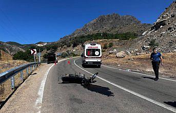 Giresun'da motosiklet kazasında sürücü hayatını kaybetti