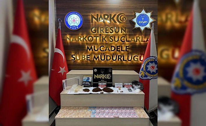 Giresun'da uyuşturucu operasyonunda yakalanan 1 kişi tutuklandı