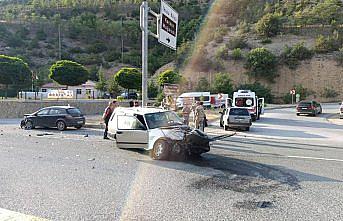 Gümüşhane'de zincirleme trafik kazasında 7 kişi yaralandı