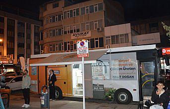 Havza'da açık hava sinema gecesi düzenlendi