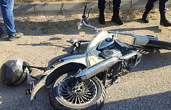 Karabük'te ciple çarpışan motosikletin sürücüsü yaralandı