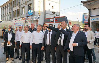 Osmancık’ta İbriktar Hazretleri Türbesi alanındaki eski binaların yıkımına başlandı