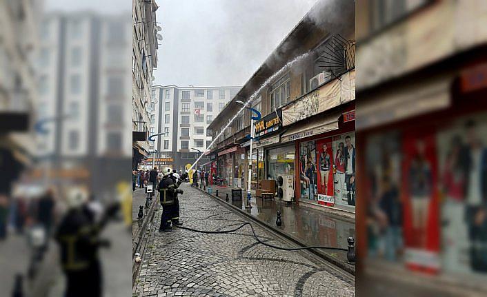 Rize'de depoda çıkan yangın söndürüldü