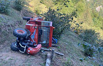 Salıpazarı'nda meydana gelen tarım aracı kazasında 1 kişi yaralandı